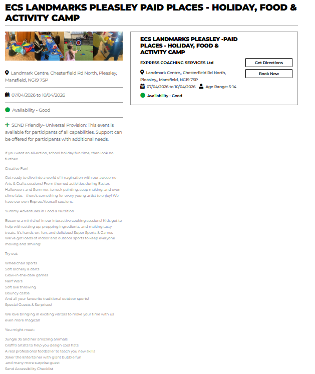 pp Express Coaching Services Bellamy HAF October Camp